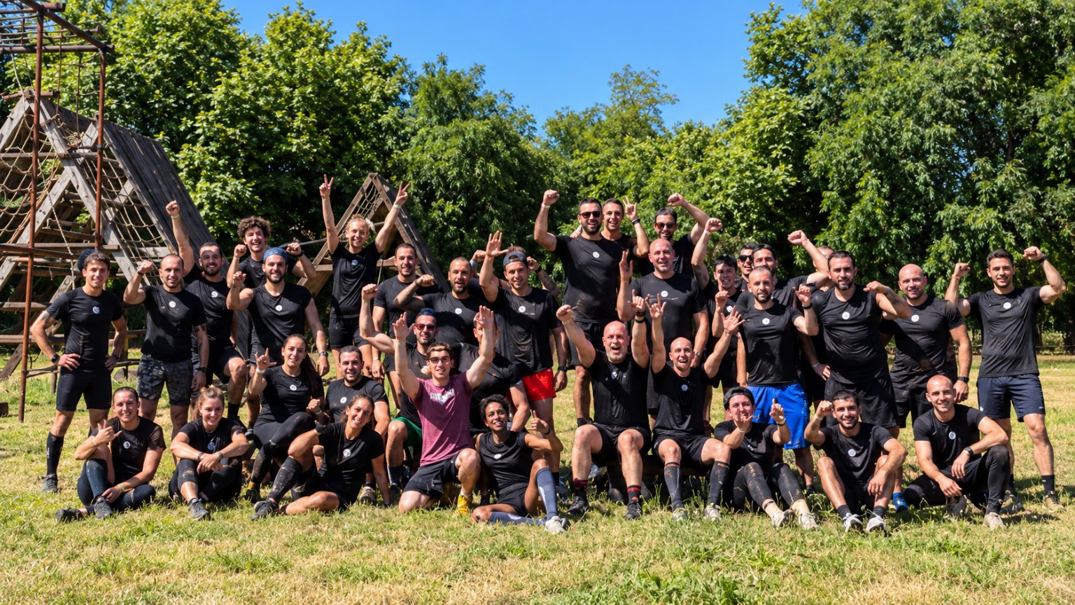 Partecipanti allo Spartan Workout Tour 2025
